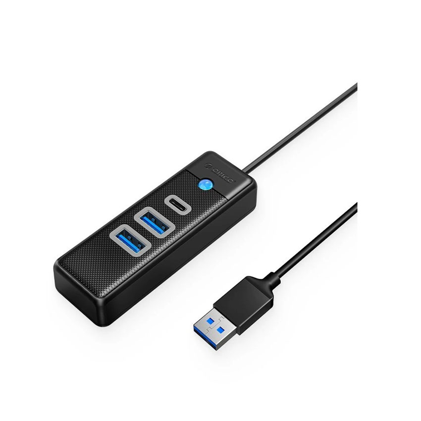 Bộ chia USB-A sang 2 cổng USB 3.0 và 1 cổng Type C, Đen Orico PWC2U-U3-015-BK 2