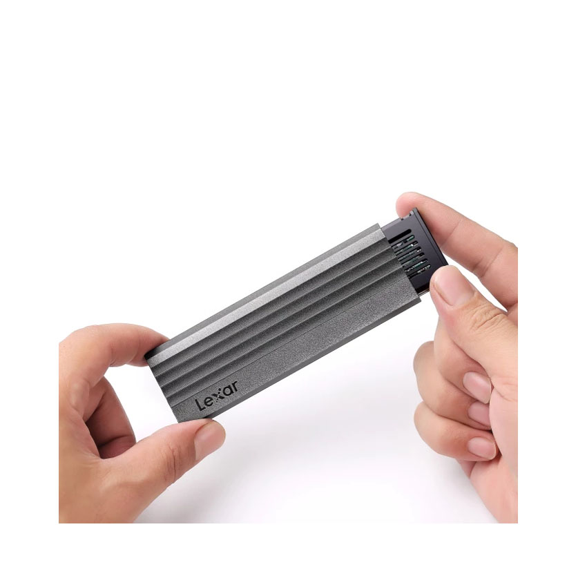Hộp đựng ổ cứng SSD M2 NVMe LEXAR E350 (LPAE350-RNGNG) (hỗ trợ cả M2 NVMe và SATA) 3
