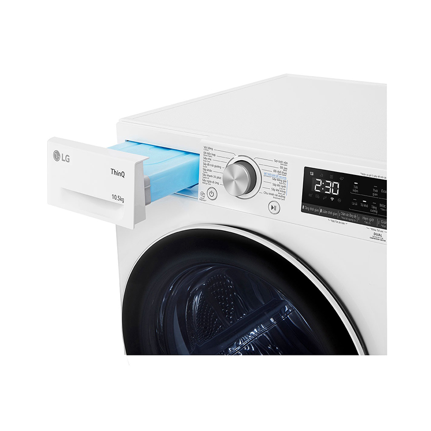 Máy sấy quần áo bơm nhiệt 10.5 kg LG DVHP50W 6