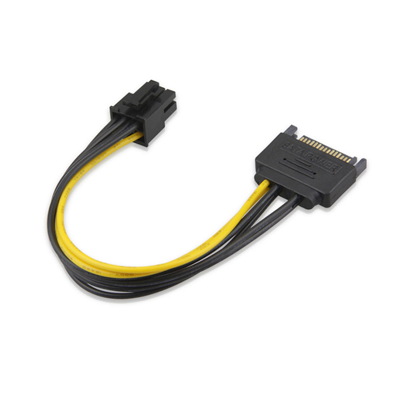 Cable Chuyển nguồn Sata To VGA 6Pin - Hình 2