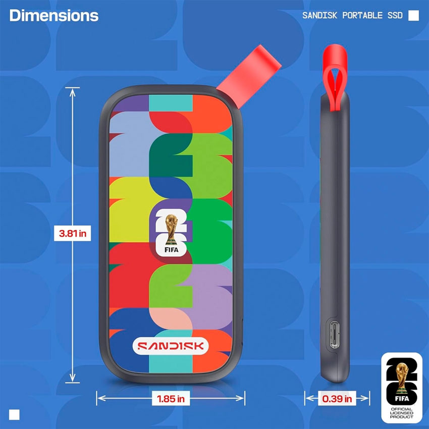 Ổ cứng di động SanDisk Portable SSD: FWC 2026 Edition USB 1TB SDSSDE30F-1T00-G25 - Hình 6