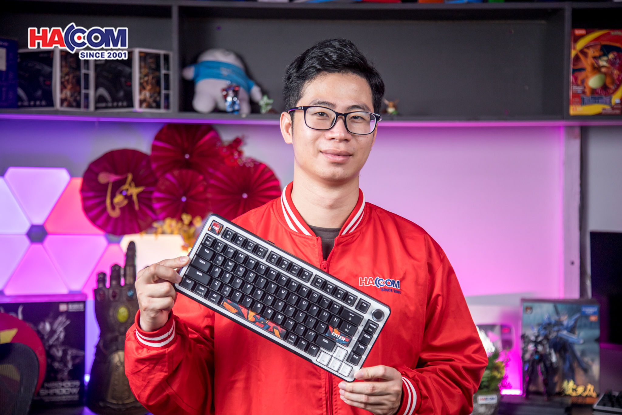 Bàn phím cơ EDRA EK375S (Triple Mode) - Hình 6