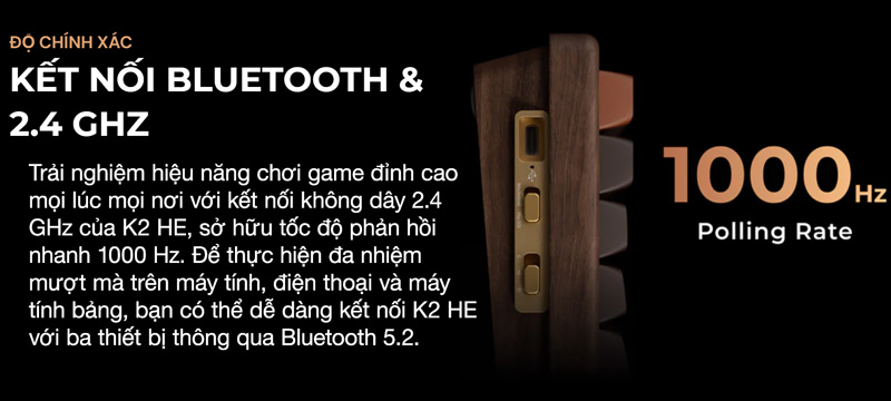 ban phim keychron k2h f1w k2 he wireless hacom 4