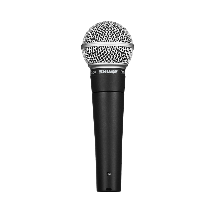 Micro thu âm Shure SM58 (Màu xám đen) chính hãng