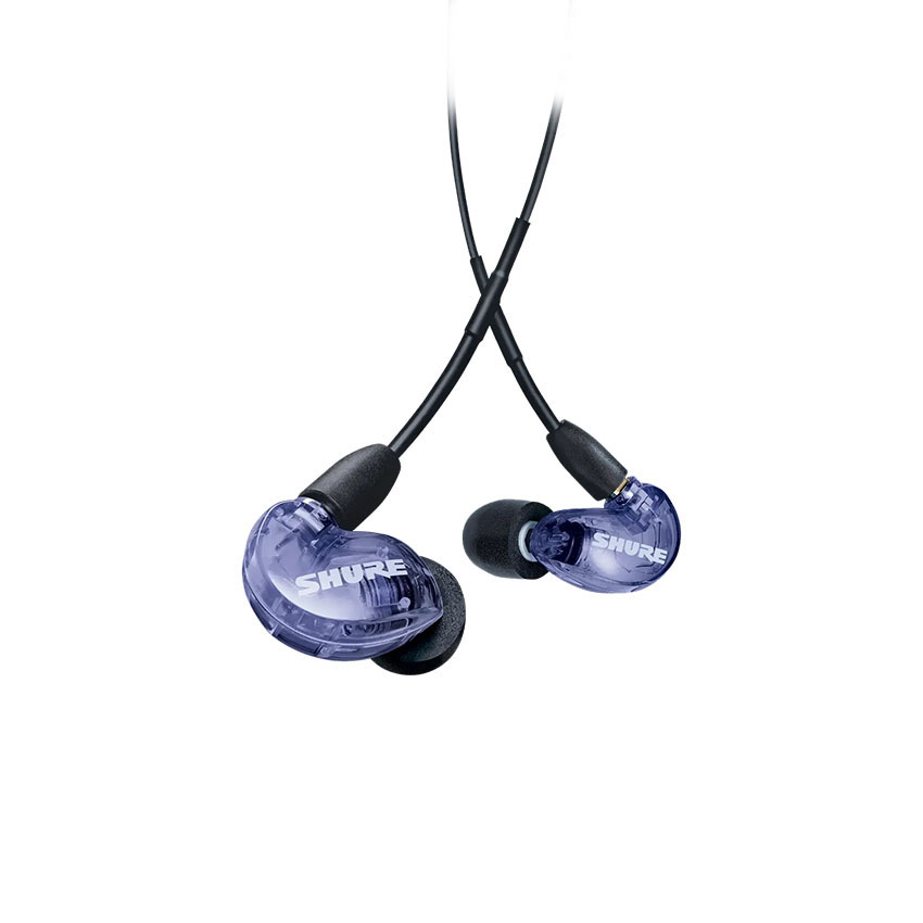 Tai nghe inear dây Shure SE215 PRO màu tím (SE215SPE-PL) chính hãng