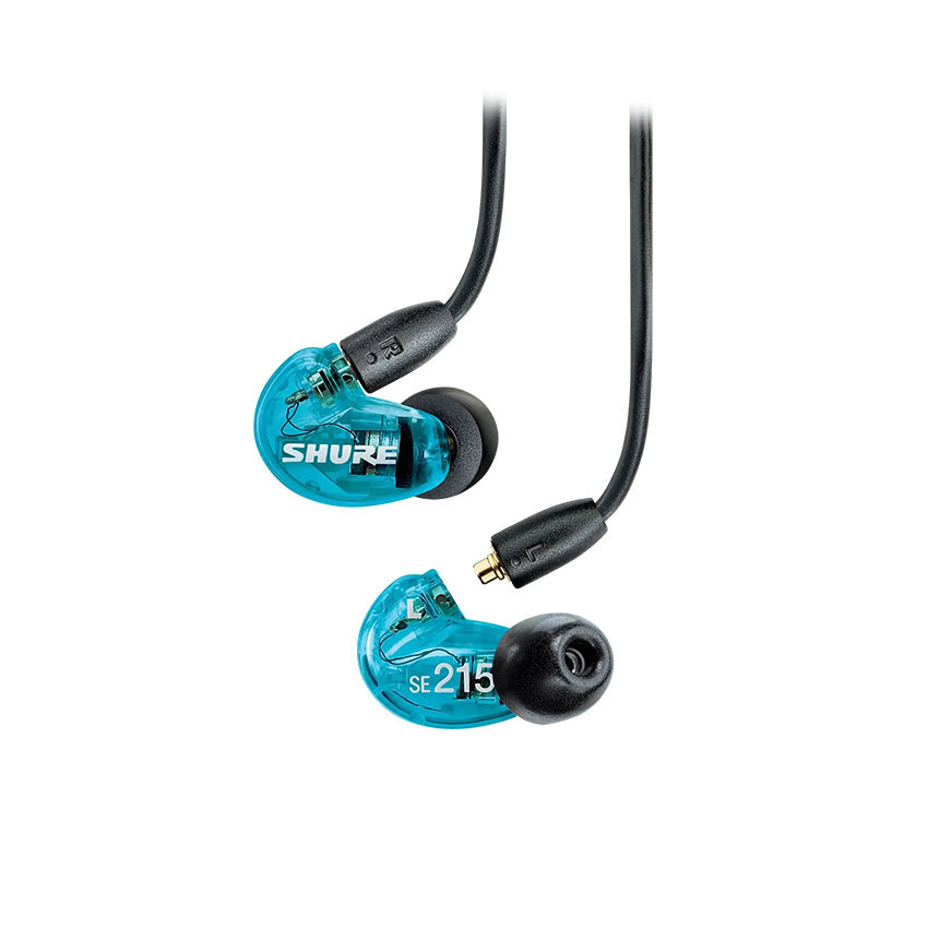 Tai nghe inear dây Shure SE215 PRO màu xanh dương (SE215SPE) chính hãng