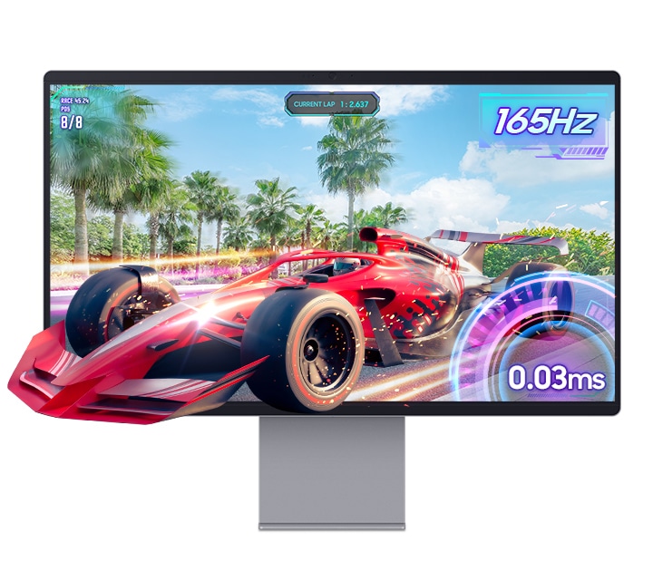 Màn hình Samsung M9 165Hz được trang bị tần số quét 165Hz và thời gian phản hồi siêu nhanh 0.03ms, đáp ứng hoàn hảo nhu cầu chơi game 4K chuyên nghi