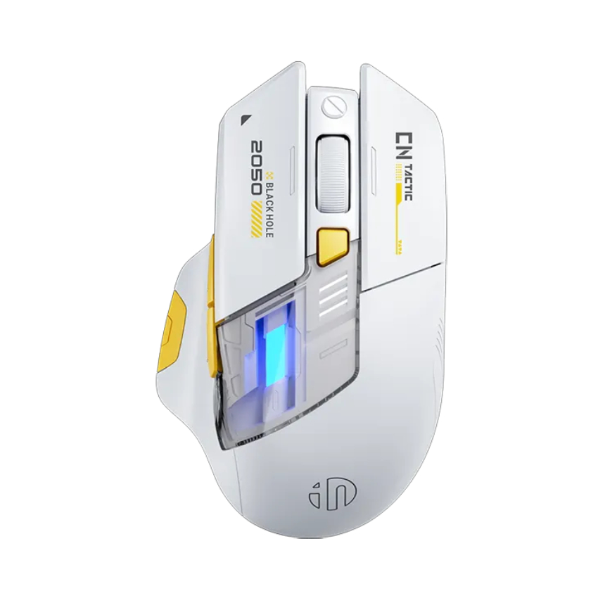 Chuột INPHIC A9 Explorer V2 Trắng chính hãng