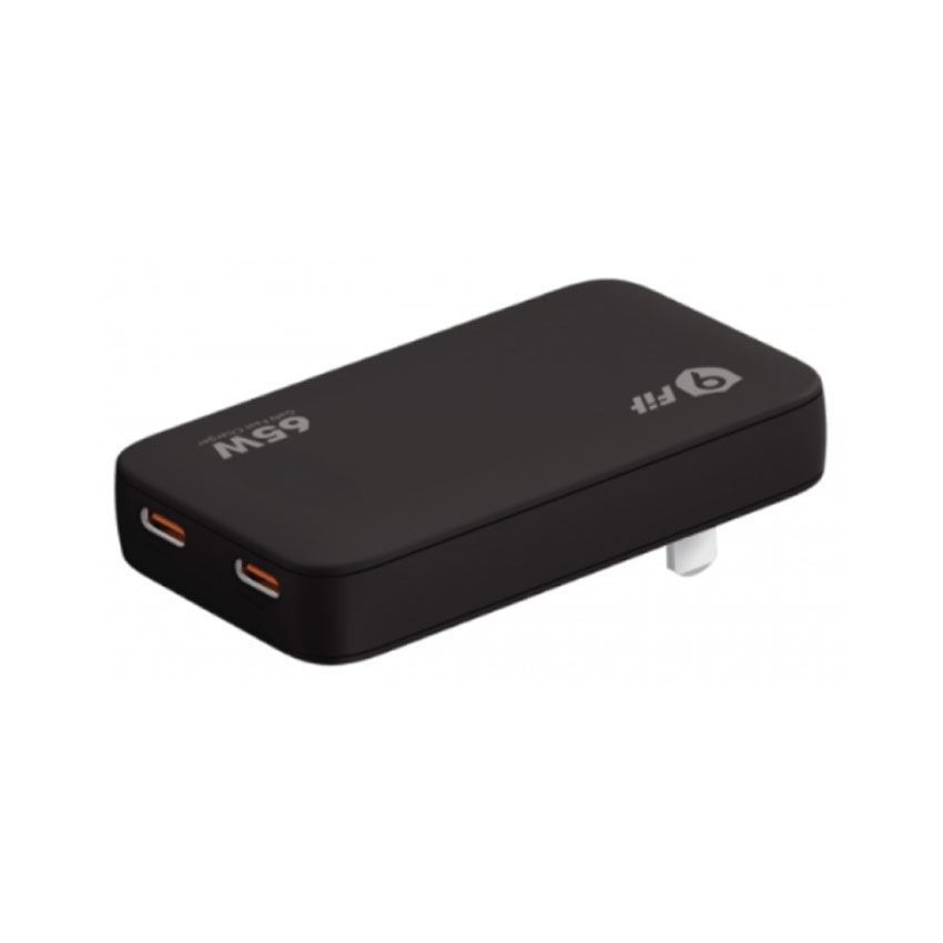 Sạc 9FIT Slim PD 65W 2C GaN Black - 9A652C07B - Hình 2