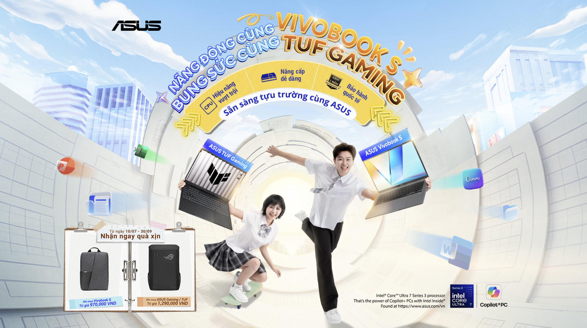 Chương trình ưu đãi khi mua Asus Vivobook S14 - HACOM