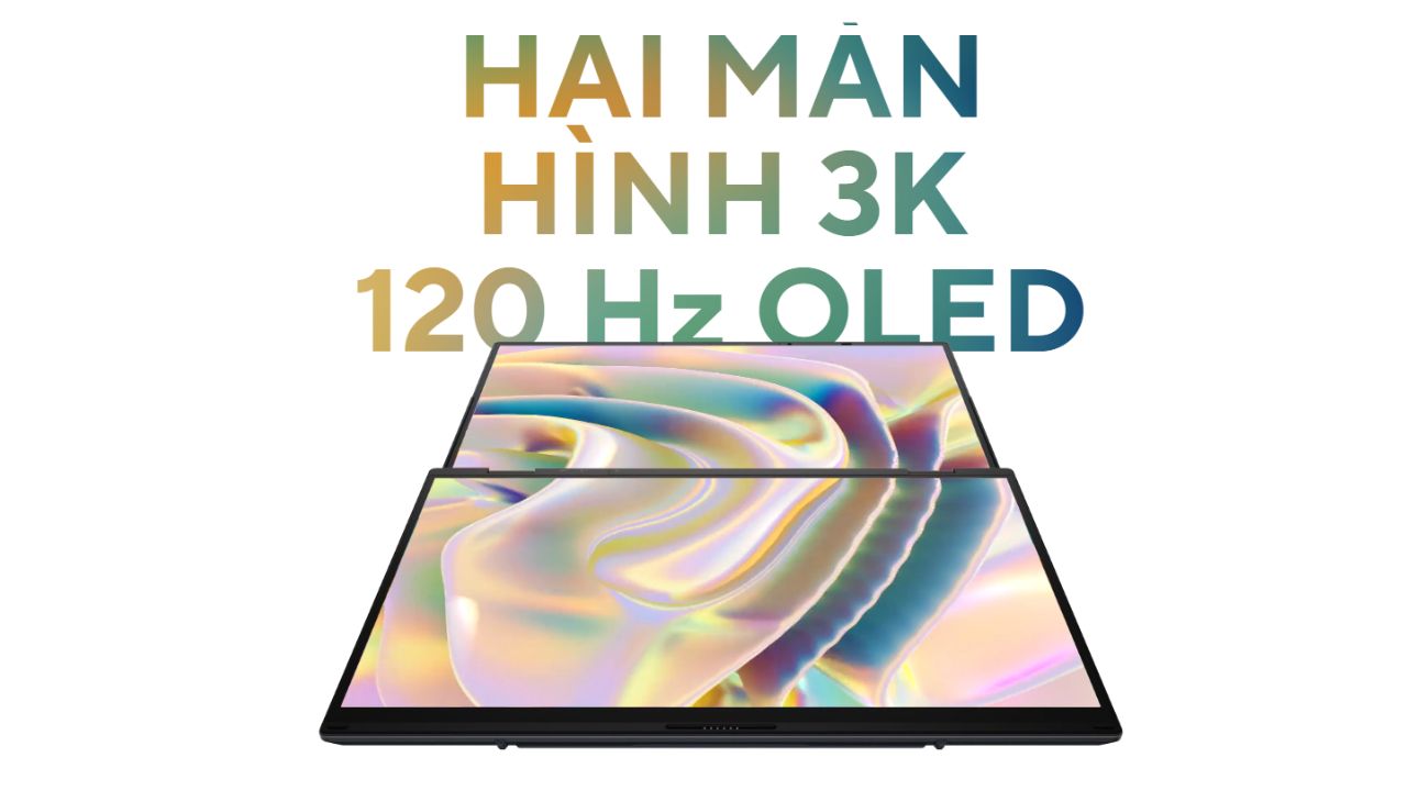 Asus Zenbook Duo laptop 2 màn hình