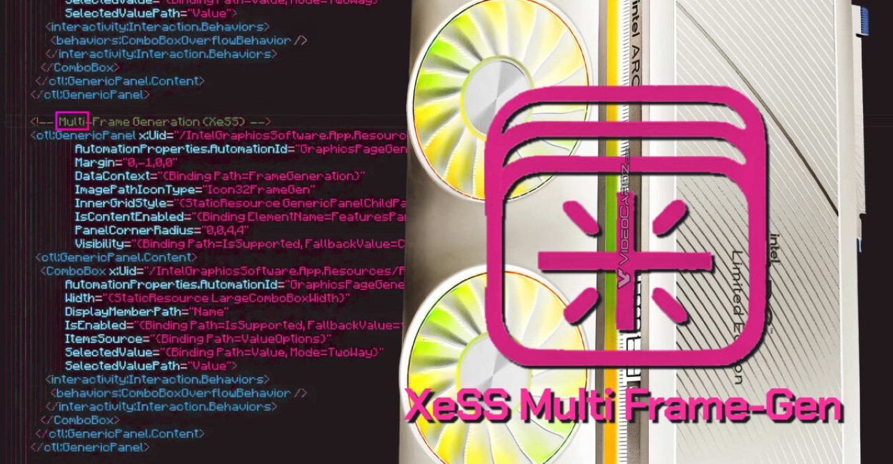 công nghệ XeSS MFG