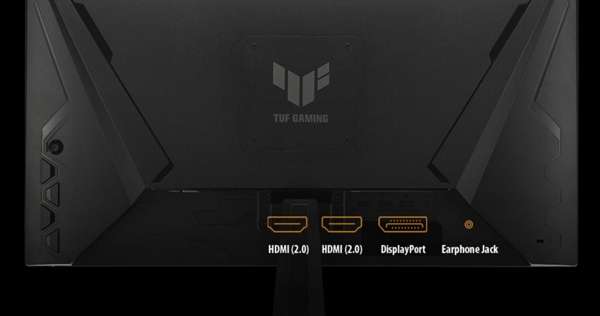 VG259QMR5A được trang đầy đủ cổng kết nối hiện đại bao gồm 1 cổng DisplayPort 1.4 và 2 cổng HDMI 2.0