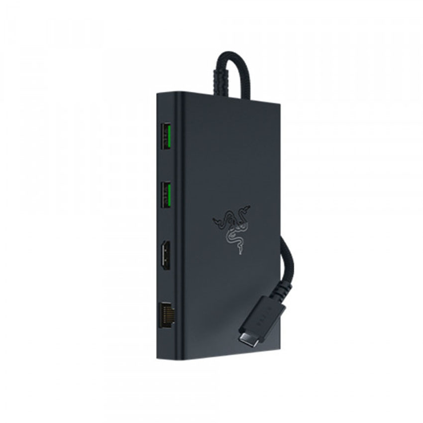 THIẾT BỊ CHUYỂN ĐỔI RAZER USB C DOCK - 11-IN-1 MULTIPORT ADAPTER -MERCURY (RC21-02300100-R3GW)
