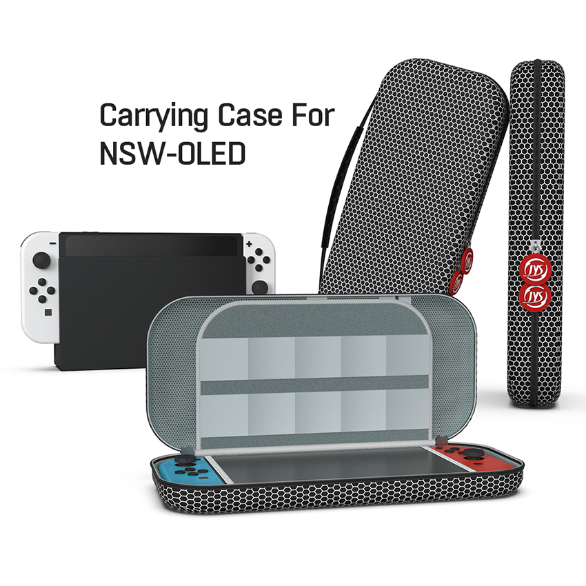 Bao đựng máy Nintendo Switch Oled màu đen JYS-NS222 6