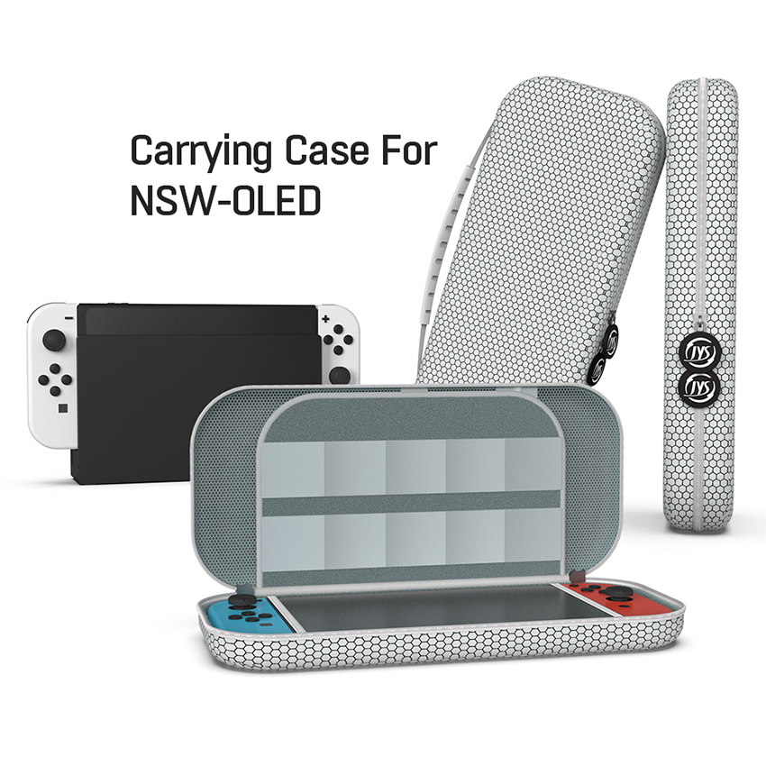 Bao đựng máy Nintendo Switch Oled màu trắng JYS-NS222 1