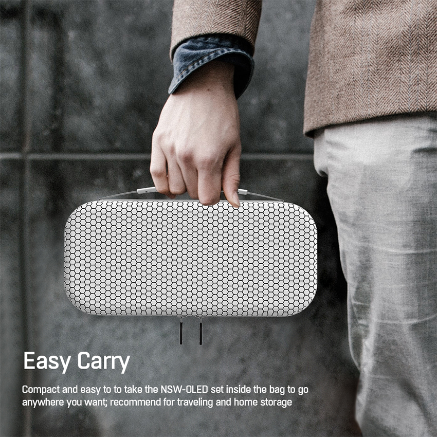 Bao đựng máy Nintendo Switch Oled màu trắng JYS-NS222 5