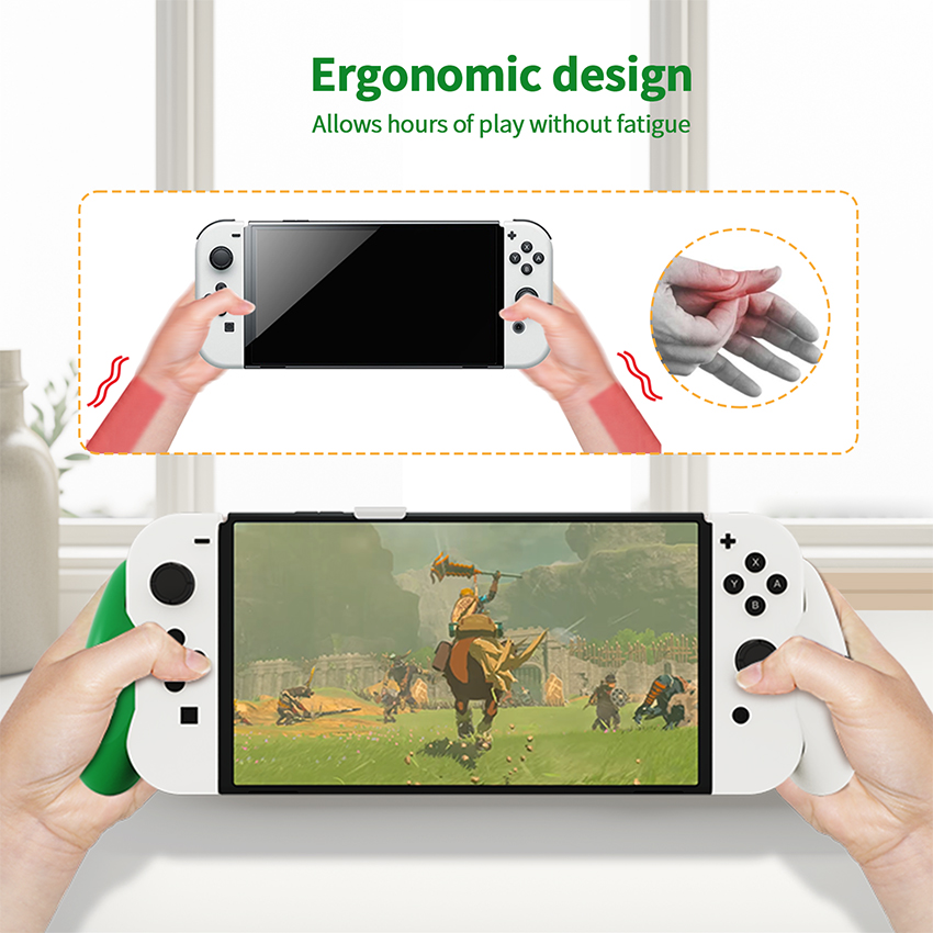 Grip Case cho Nintendo Switch Oled màu xanh JYS-NS2295/grip-case-cho-nintendo-switch-oled-mau-xanh-jys-ns229-5.jpg 4