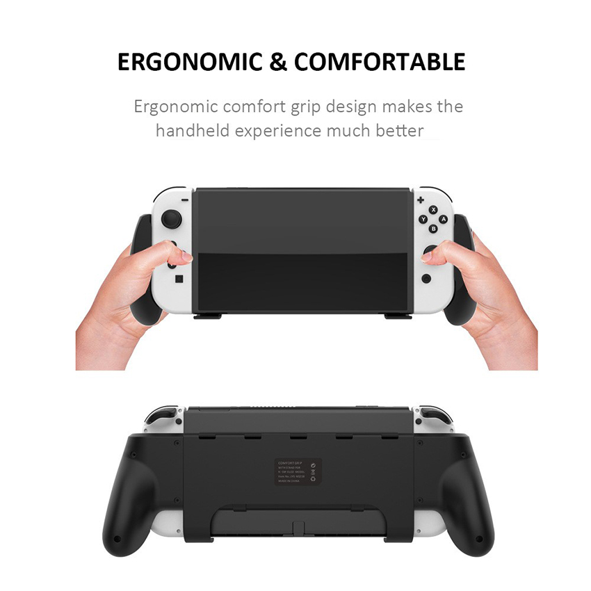 Grip Case cho Nintendo Switch Oled màu đen JYS-NS218 4