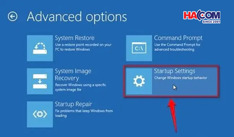 cach vao safe mode tren windows 10 hacom 11