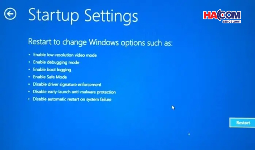 cach vao safe mode tren windows 10 hacom 13
