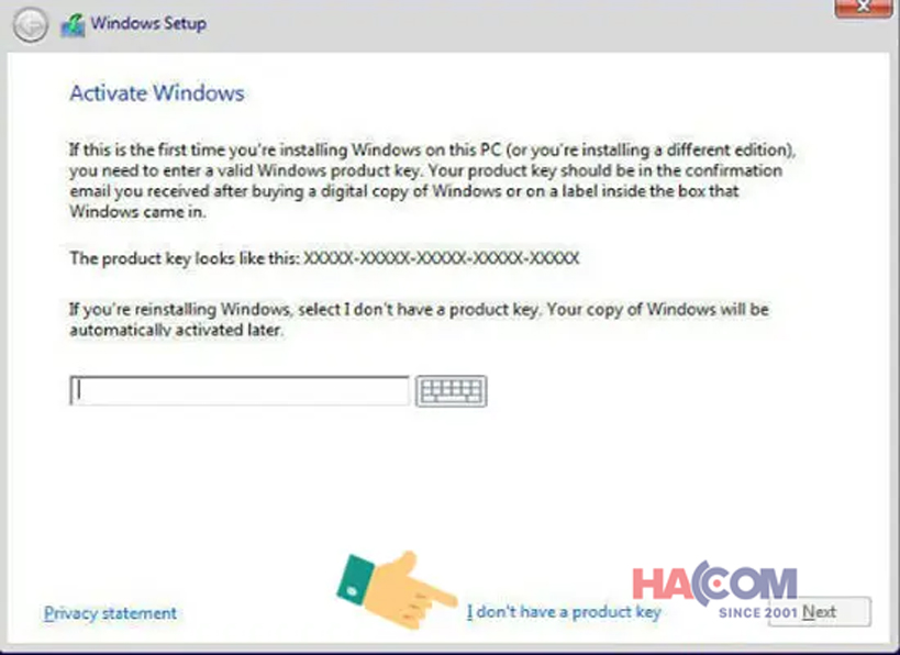 huong dan cai win 10 bang usb hacom 13
