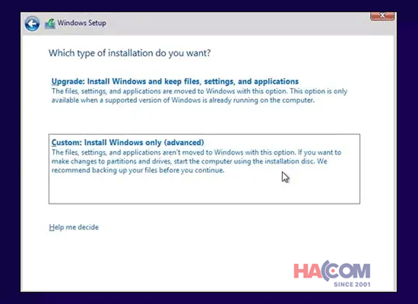 huong dan cai win 10 bang usb hacom 15