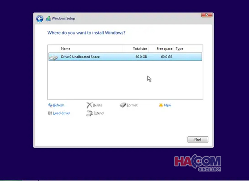 huong dan cai win 10 bang usb hacom 16