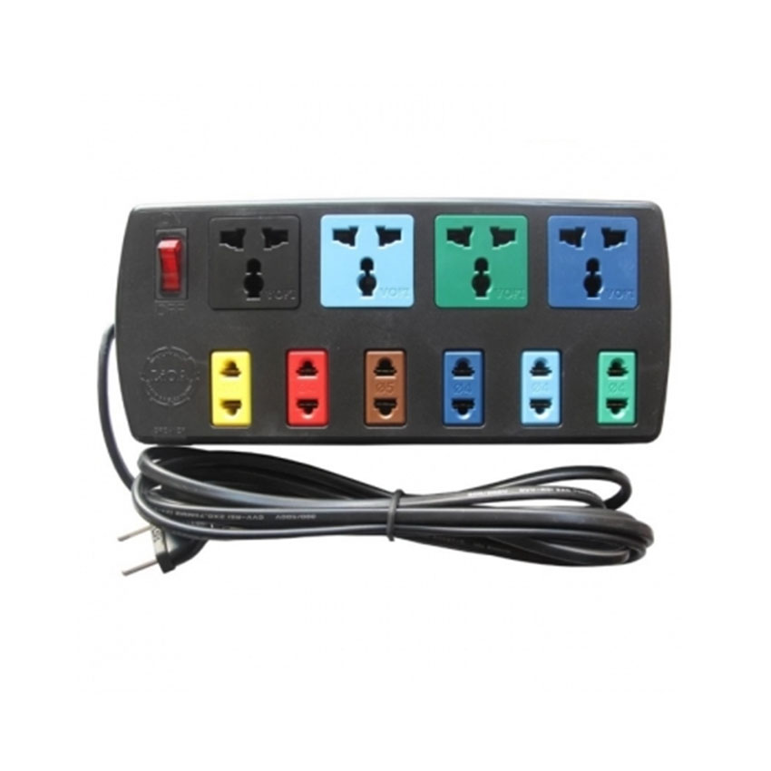 Ổ Cắm Lioa 10 Chấu Đa Năng 3m 4D6SN3.2