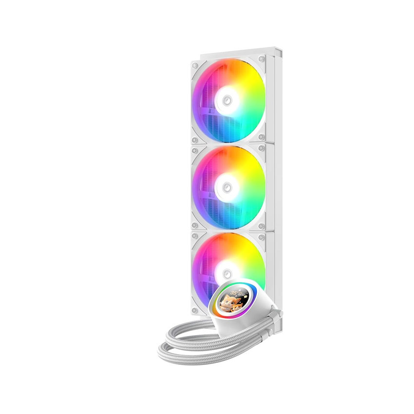 Tản nhiệt nước ID-COOLING FX360 LCD - White (Màn hình IPS) - Hình 3