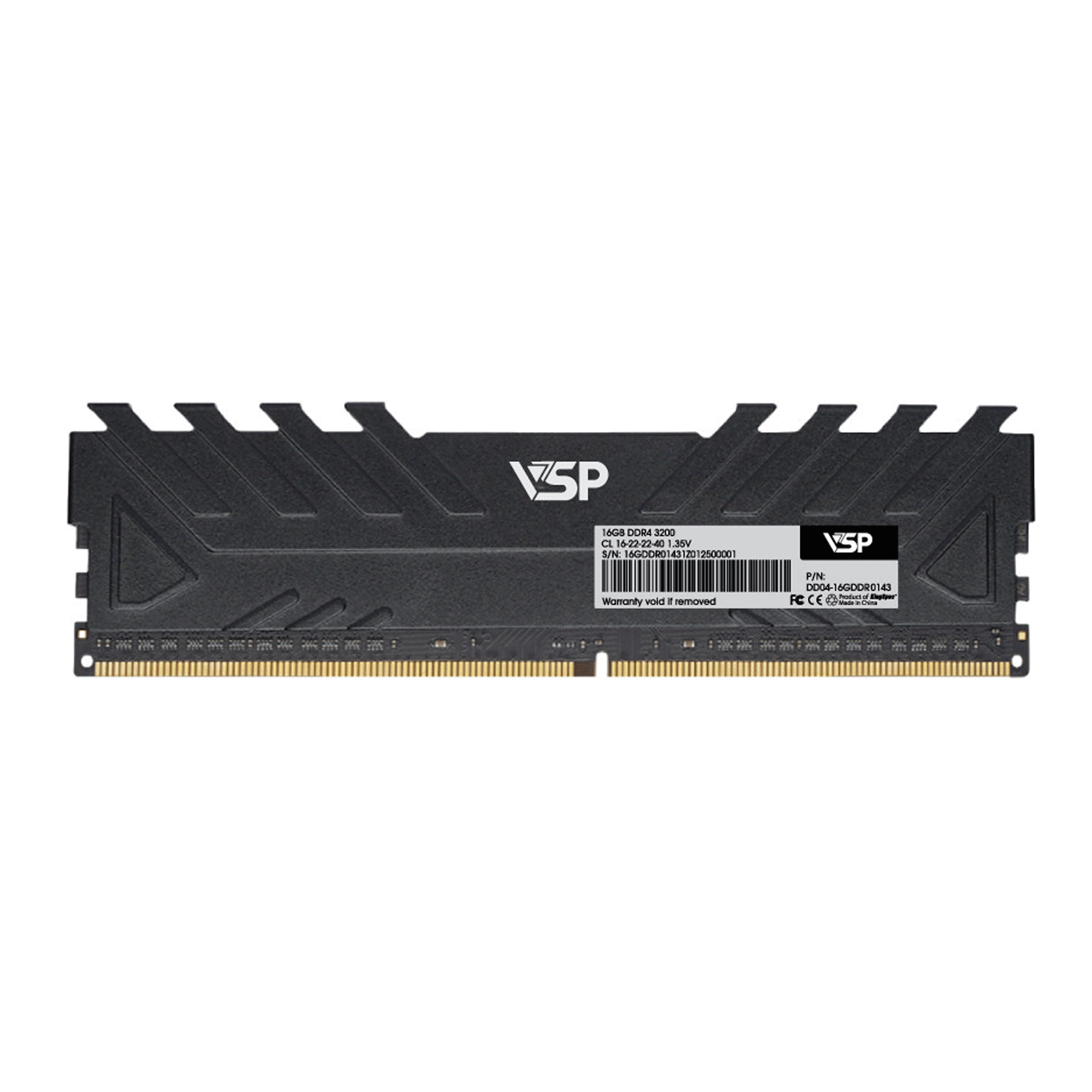 RAM Desktop VSP (DD04-16GDDR0143) 16GB (1x 16GB) DDR4 3200Mhz - Cũ đẹp (Tray)