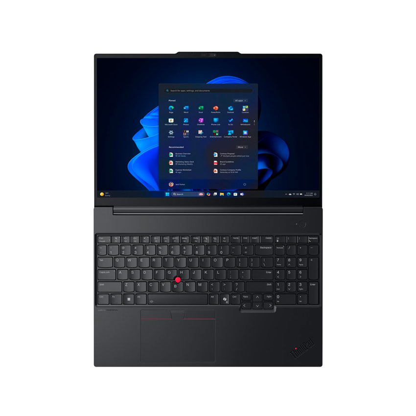Laptop Lenovo Thinkpad E16 G3 21SR00A6VA (U5 135H/16GB RAM/512GB SSD/16 WUXGA/NonOS/Đen) - Hình 5
