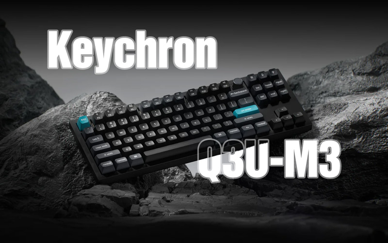 ban phim keychron q3u m3 brown switch hacom 2