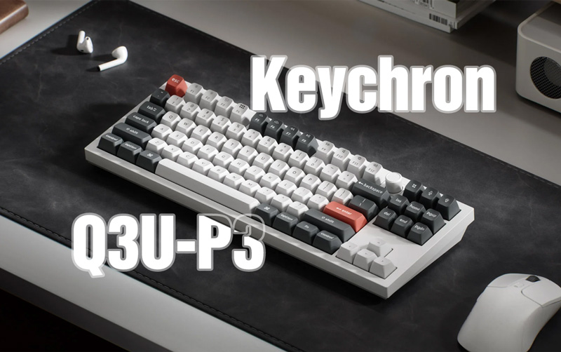 ban phim keychron q3u p3 brown switch hacom 1