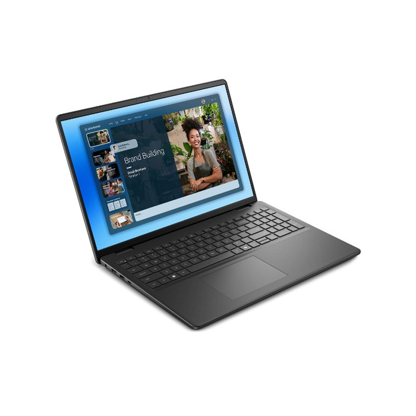 Dell 16 DC16250 71092481 mang phong cách thiết kế đặc trưng của dòng máy văn phòng với tông màu Carbon Black