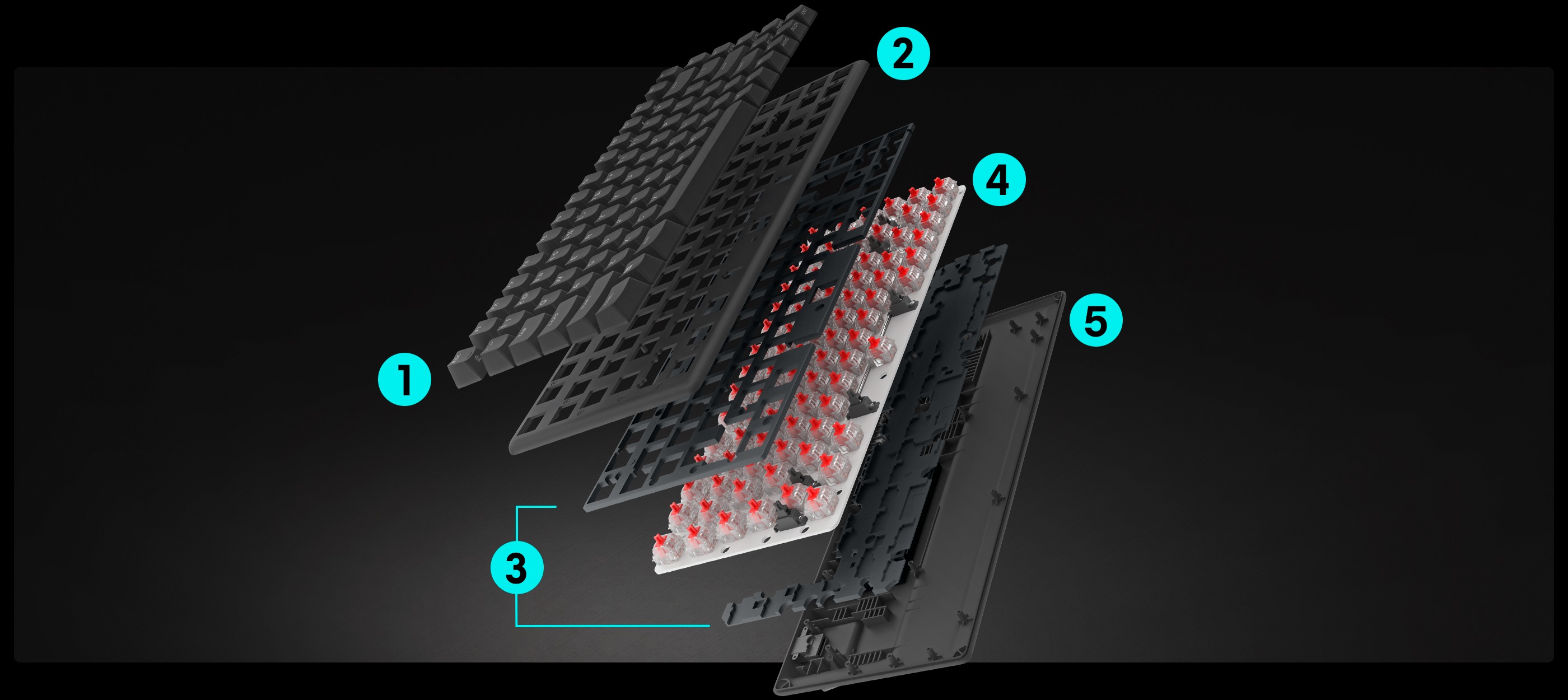 Bàn phím gaming không dây Dell Alienware Pro 5