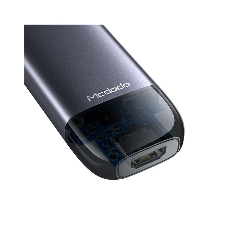 Bộ chuyển đổi Mcdodo 6 in 1 type-C to HDMI, USB 3.0, SD, PD 100W (HU-7740) - Hình 3