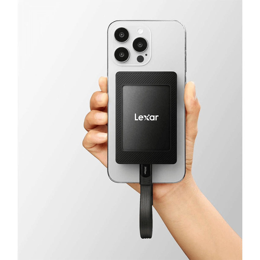 Ổ cứng di động Lexar SSD 1TB USB 3.2 Gen 2x2 Đọc 2000MB/s, ghi 1800MB/s - LSL500M001T-RNBNG 5