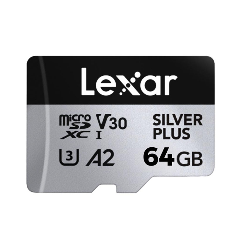 Thẻ nhớ Lexar 64GB Professional SILVER PLUS microSDXC - LMSSIPL064G-BNANG 1