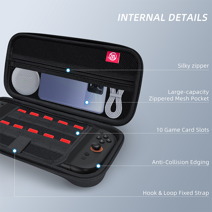 Bao đựng máy Nintendo Switch 2 màu đen JYS-NS2307 6