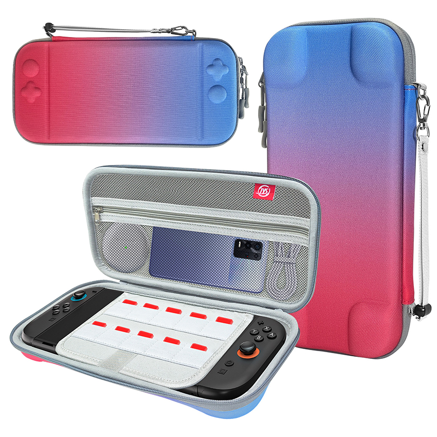 Bao đựng máy Nintendo Switch 2 màu xanh hồng JYS-NS2307 4