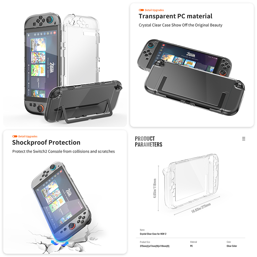 Combo phụ kiện 14 in 1 cho Nintendo Switch 2 JYS-NS2317 14