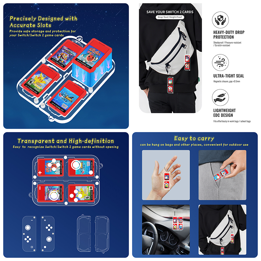 Combo phụ kiện 14 in 1 cho Nintendo Switch 2 JYS-NS2317 5