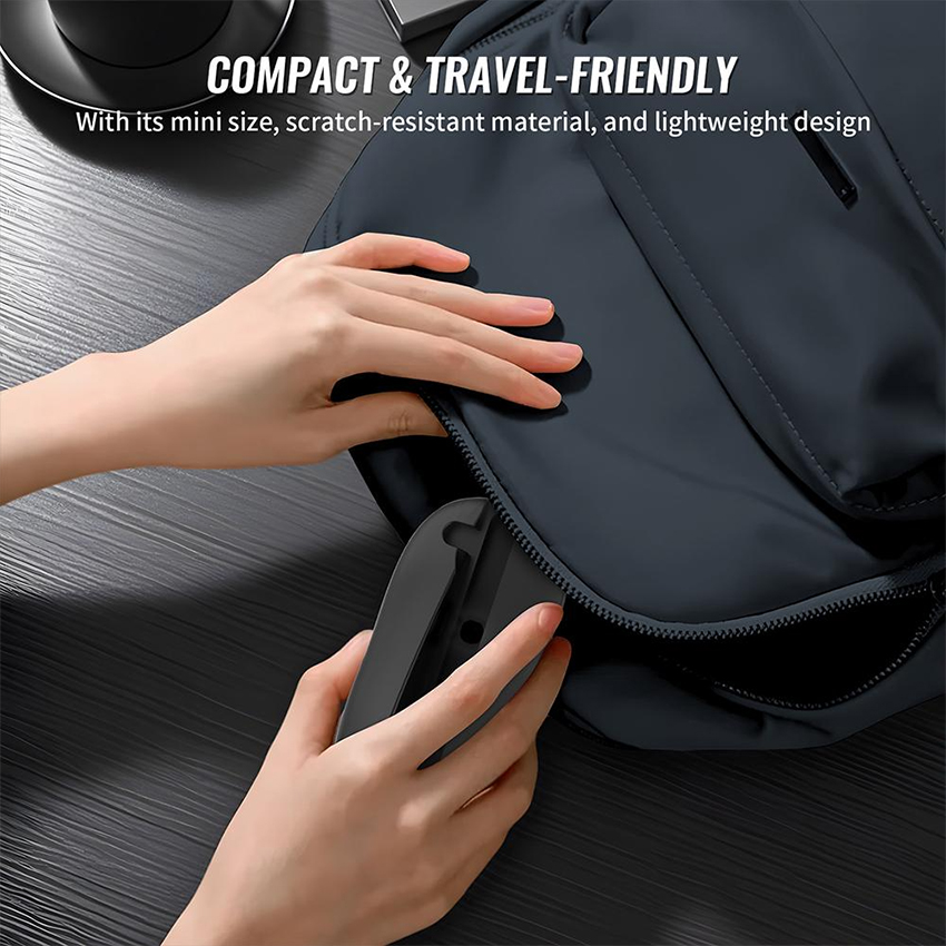 Vỏ nhựa hình dạng chuột máy tính Mouse for Joy-Con Switch 2 màu xanh pha cam JYS-NS2313 4