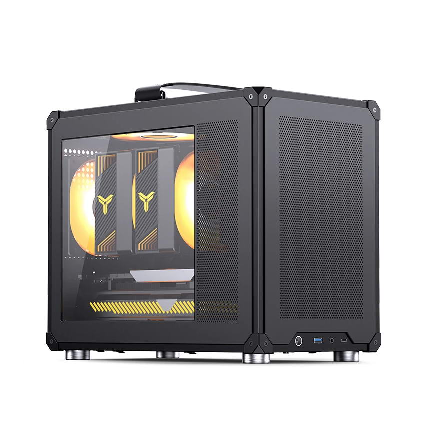 Vỏ case JONSBO C6 MAX - Black (mATX/0 fan)
