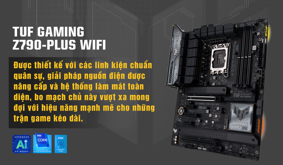 mainboard asus tuf gaming z790 plus wifi hacom 1