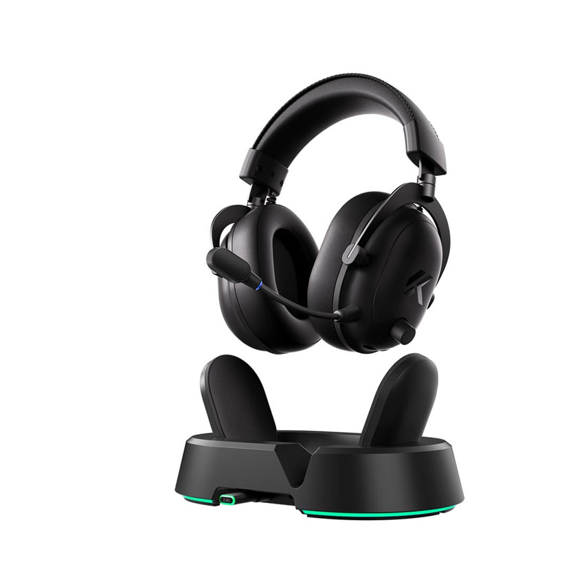 Tai nghe Gaming MCHOSE V9 Turbo+ Wireless (Steel Black) chính hãng