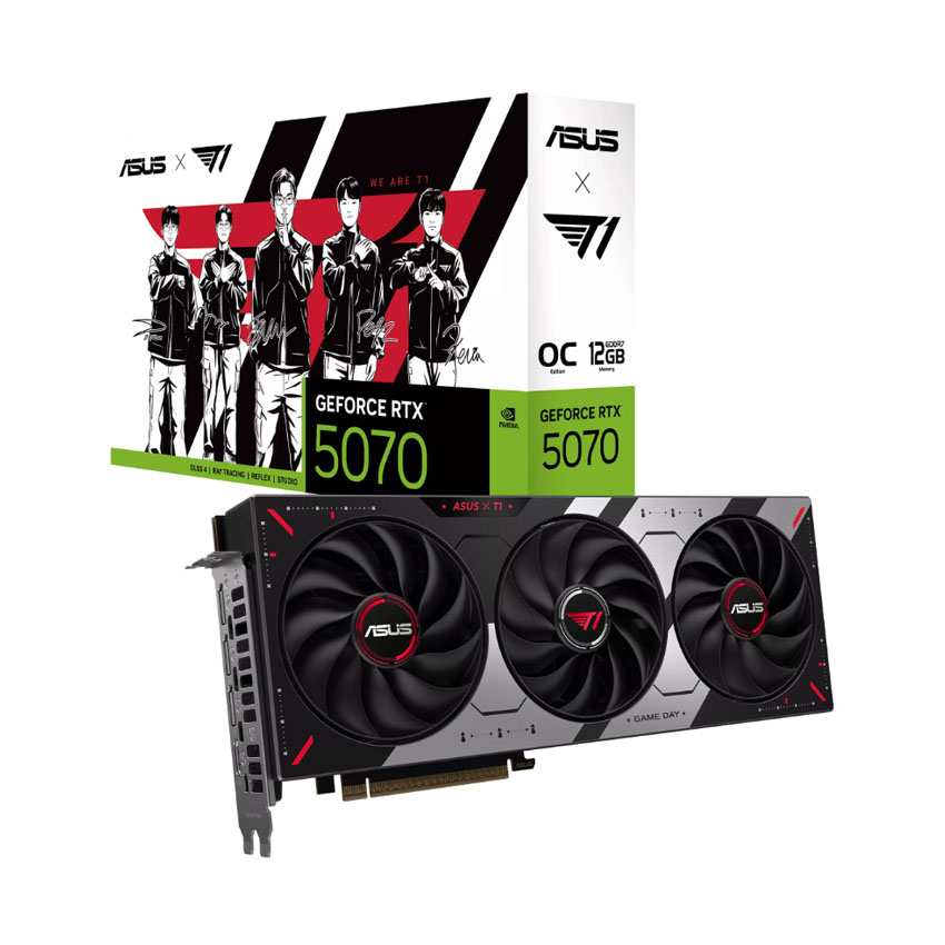 Card màn hình Asus T1 RTX 5070 12G OC GAMING chính hãng