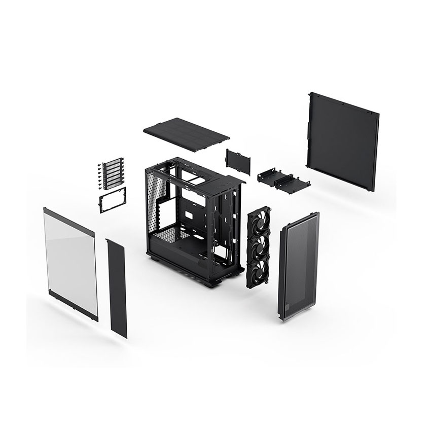Vỏ Case Fractal Design Epoch Black TG Light tint (ATX/3fan) 1