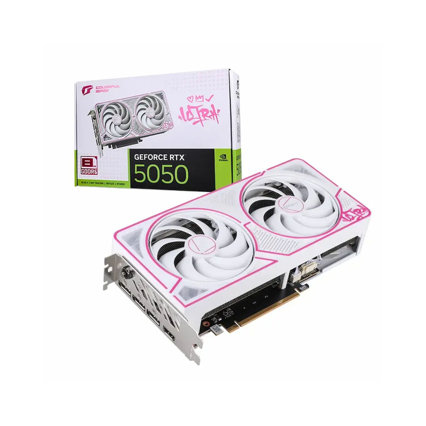 CARD MÀN HÌNH COLORFUL IGAME GEFORCE RTX 5050 ULTRA W DUO OC 8GB-V GDDR6